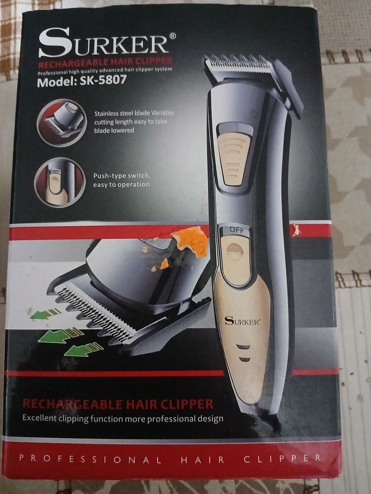 Maquina de cortar cabelo e barba sem fios
