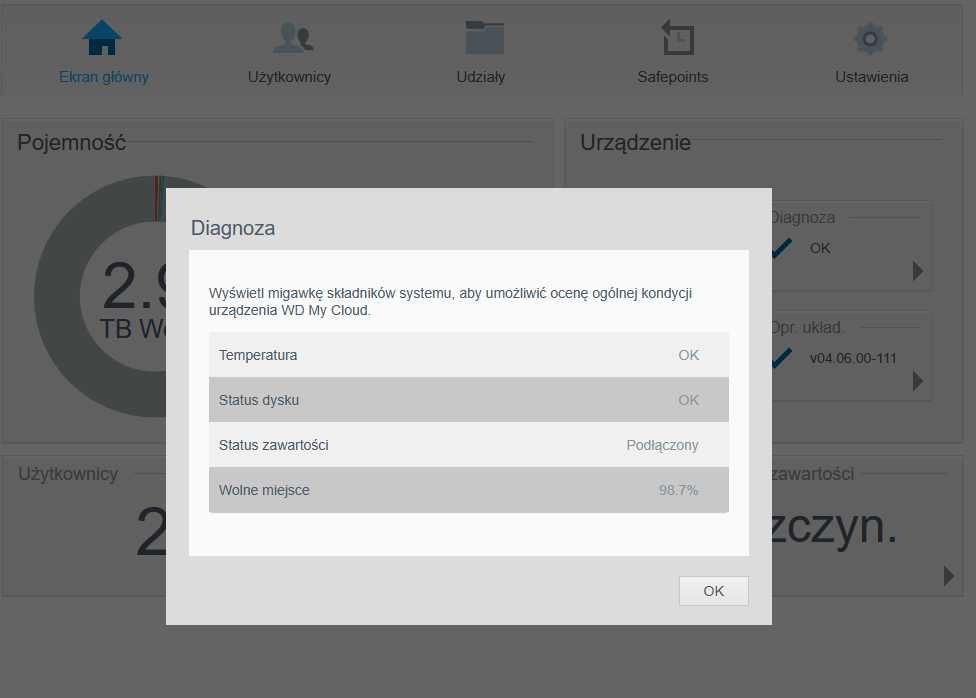 Dysk, serwer NAS WD Mycloud 3TB