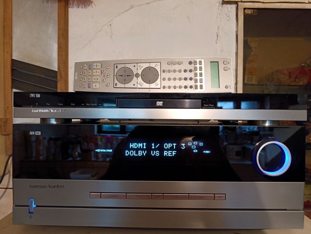Amplituner Harman Kardon AVR 445 dvd 45 kino domowe 5.1