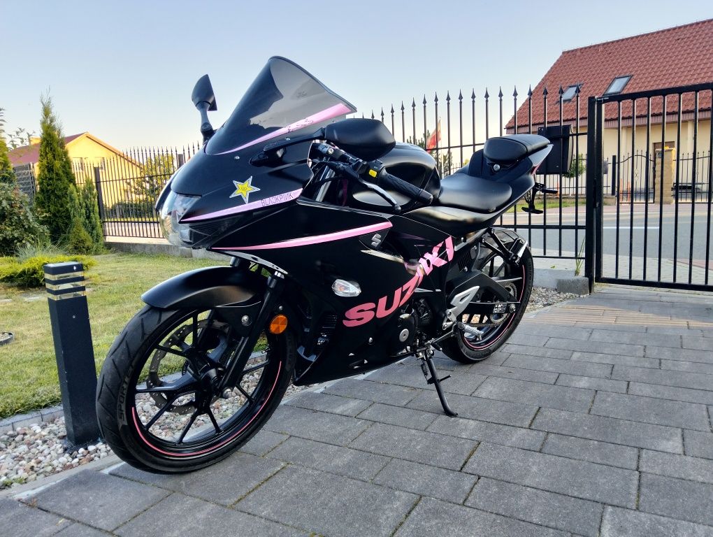 Suzuki GSX-R 125 ABS Key Less kat A1/B z Niemiec Transport