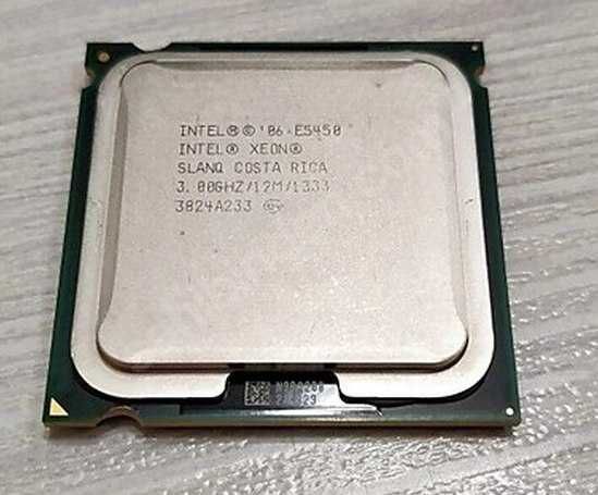 Intel Xeon E5450 4-ядра 3.0GHz SLANQ С0 LGA775 + термопаста GD900