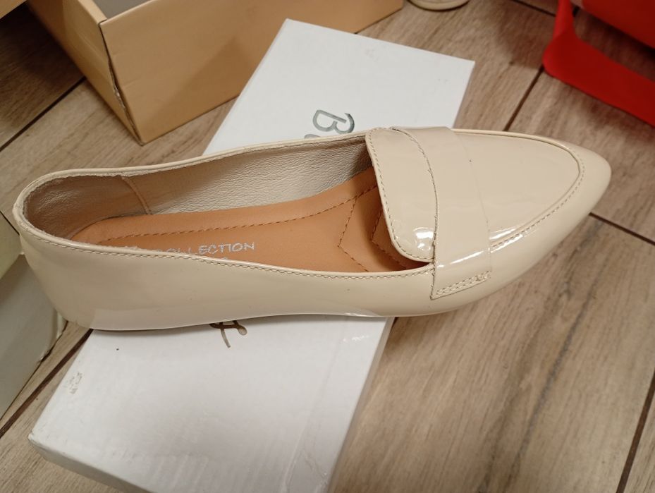 Baleriny mokasyny nowe 36,5