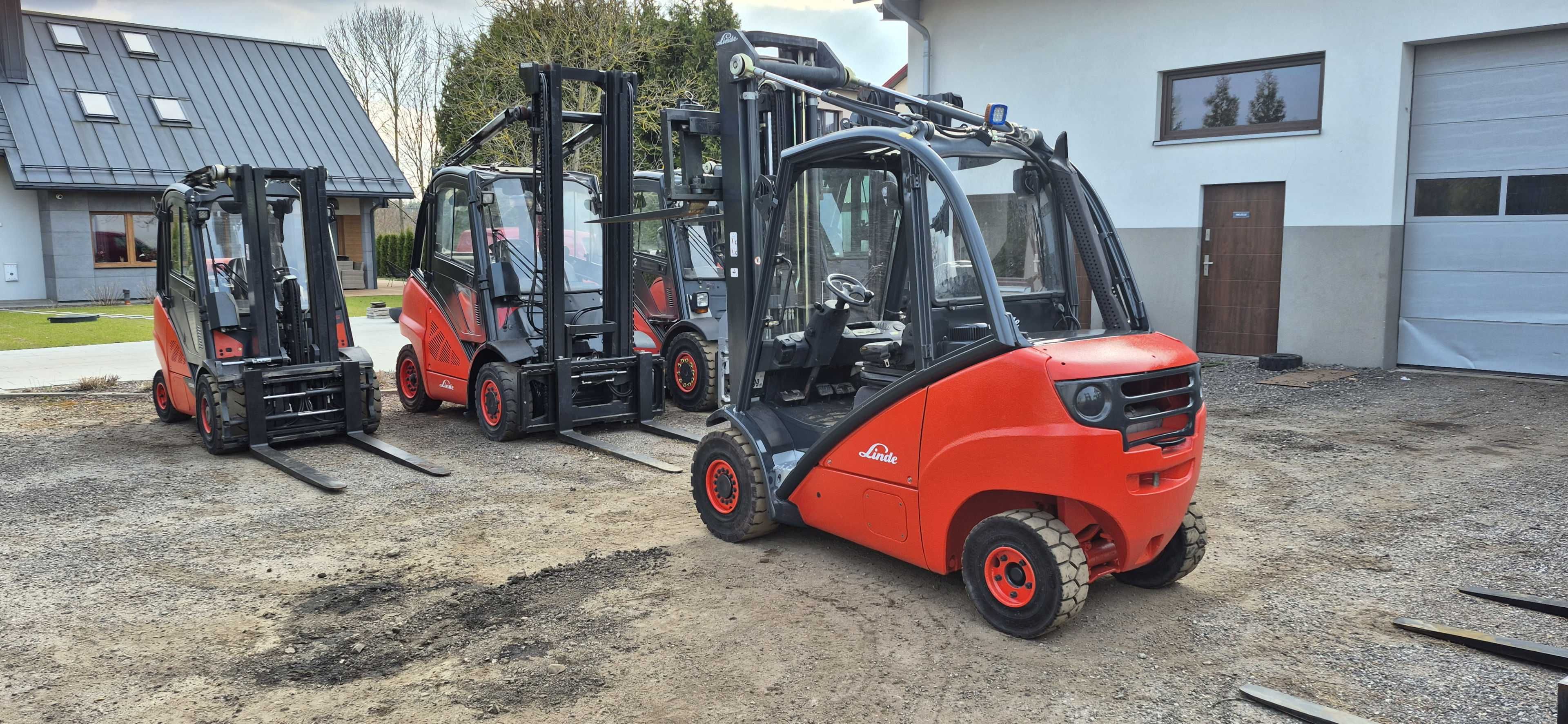 Wózek Widłowy Linde H30D. Diesel. Triplex 6.40m. 4 sekcje. Stan BDB