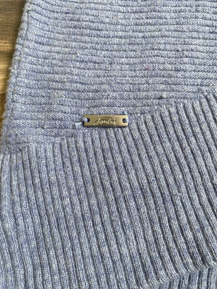 Klasyczny sweter w paski wełna kaszmir Joules S/M