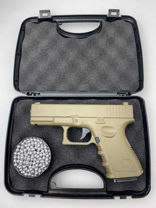 Металевий пістолет Глок дитячий Glock на пульках 6мм іграшковий