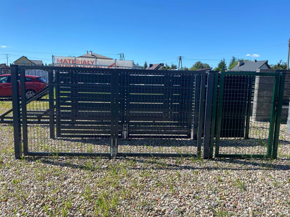 Ogrodzenia panelowe panel bramy furtki słupki płot palety