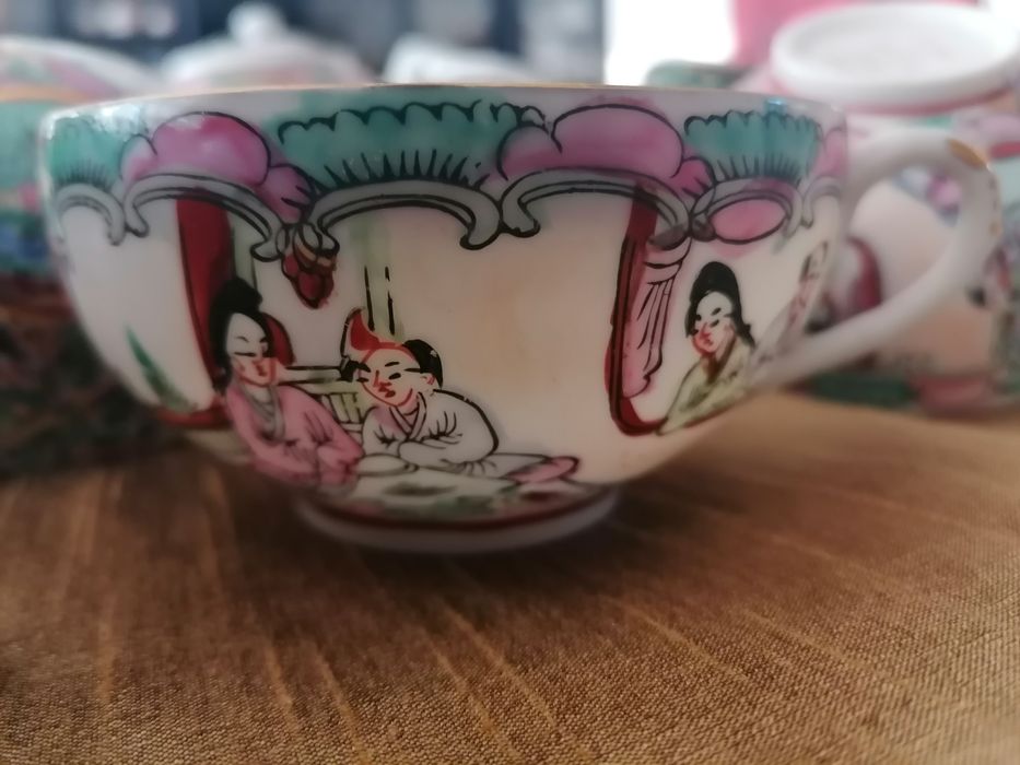 Serviço de chá mandarim década de 60