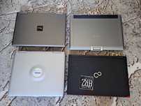 Zestaw laptopów !! 2x Fujitsu, Compaq, Asus !! sprawne !!