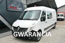 Renault Master  7 osobowy brygadówka doka max pełna opcja servis regały