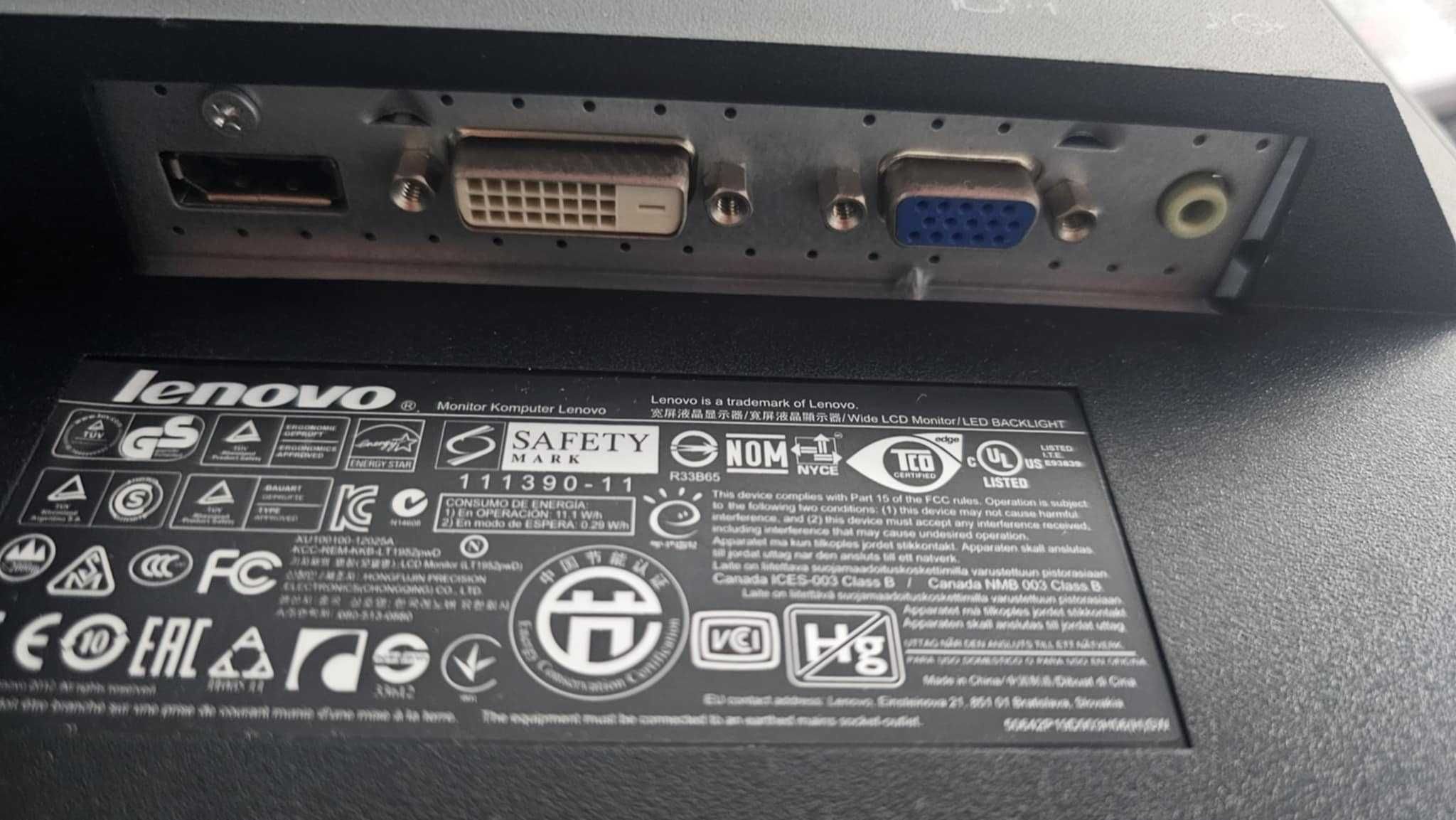 Monitor LENOVO L1951pwD