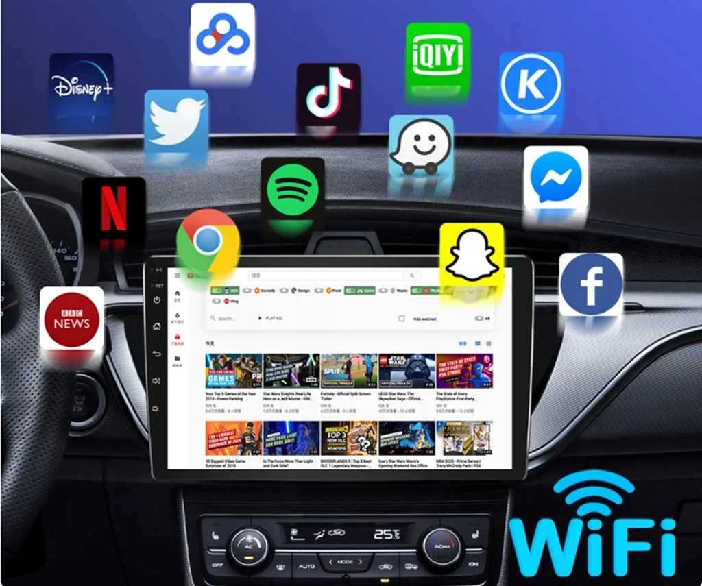 Radio Samochodowe 7' Android 2/32GB Bluetooth USB RDS WiFi 2DIN