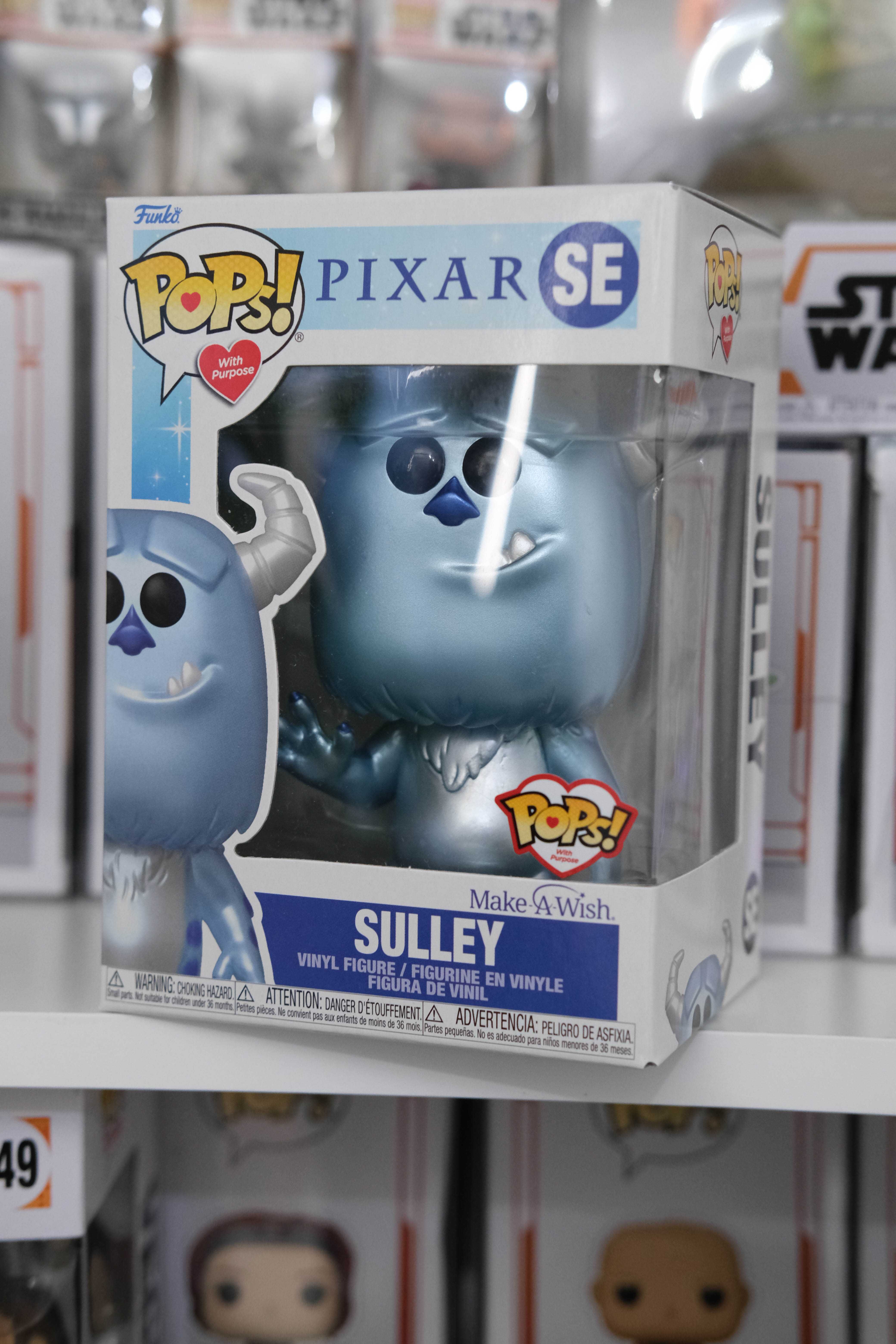 Funko Pop Sulley Disney Make a Wish metallic Funko pop!