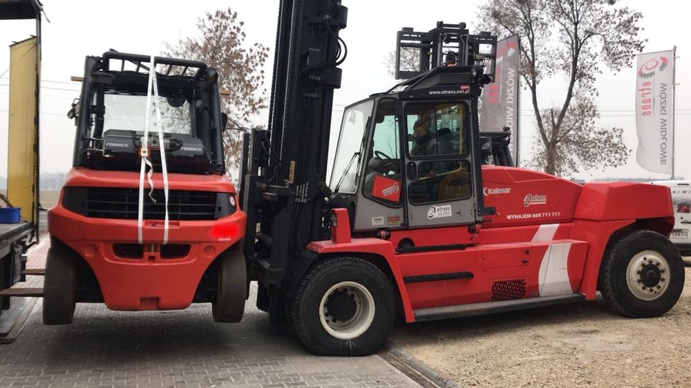 Wynajem wózka widłowego Dąbrowa Górnicza 12 Ton 16 Ton Kalmar SMV