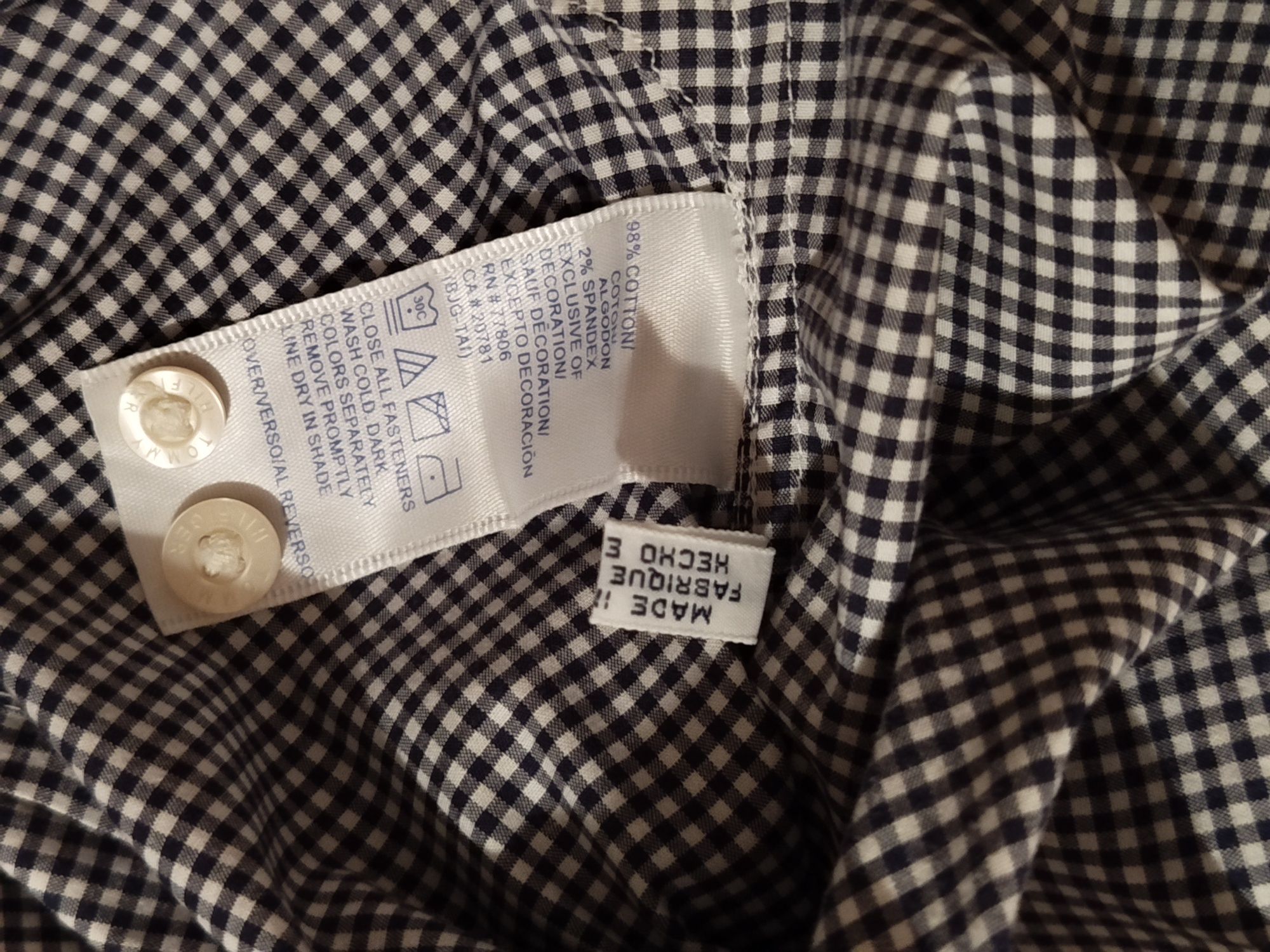 Koszula damska w krateczkę Tommy Hilfiger m