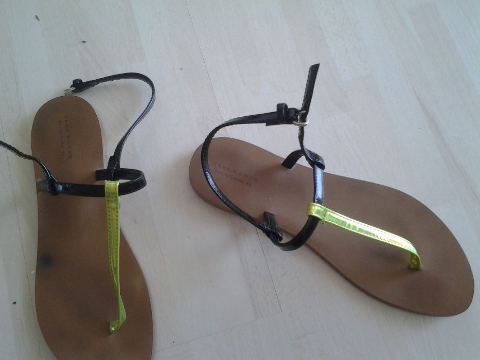 Sandałki. klapki, japonki Zara women, roz 38, jak nowe