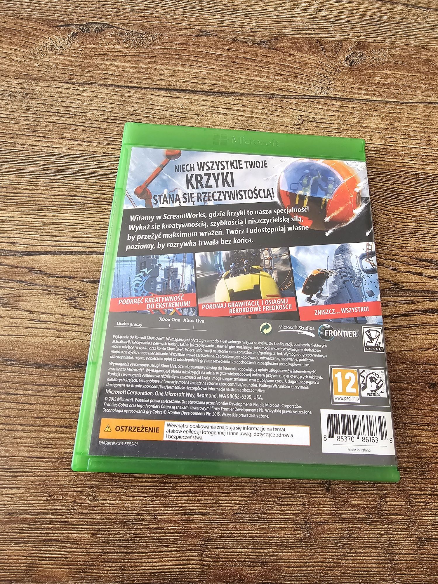 Screamride Xbox One Xbox Series X gra jak nowa