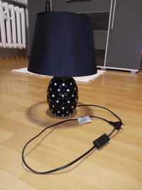 Lampa stołowa czarna