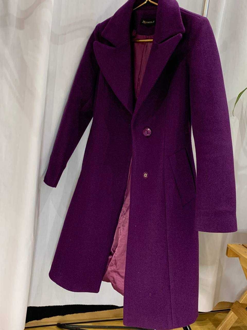 Пальто жіноче, фіолетове, весна/осінь