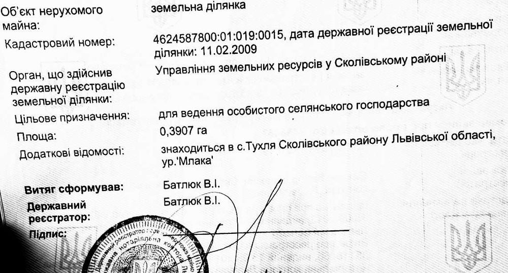 Продам земельну ділянку