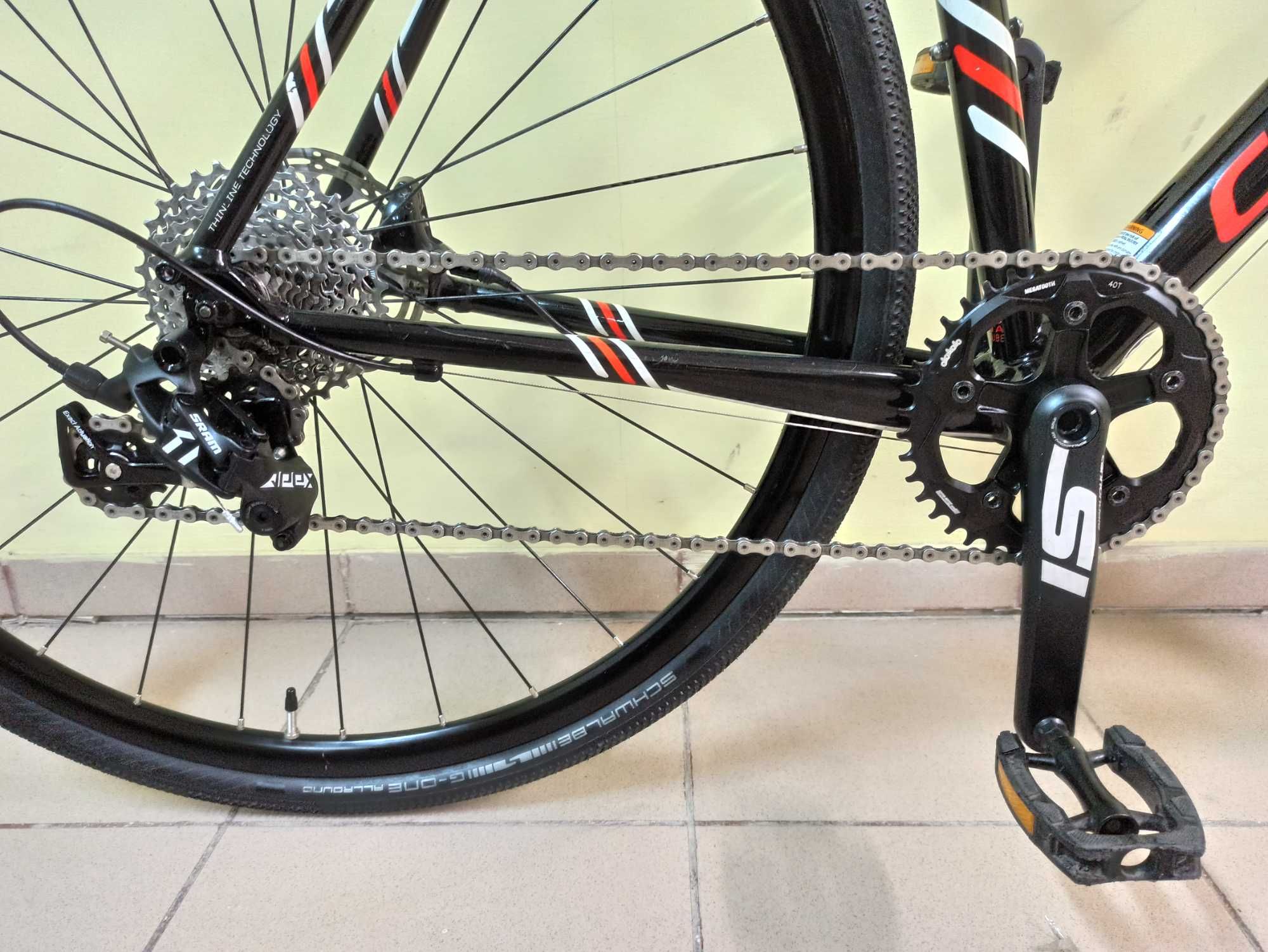 Rower przełajowy gravel Cannondale CaadX hydraulika Apex na 170-185 cm