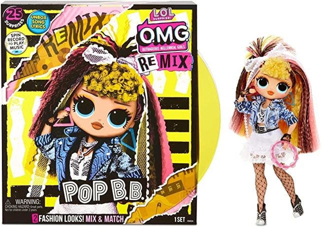 Большая кукла с музыкой LOL Surprise OMG Remix Honeylicious, Pop B.B.