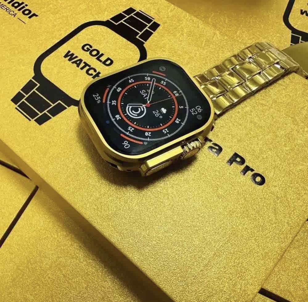 Смарт часы G9 Ultra Pro Gold Edition smart watch годинник
