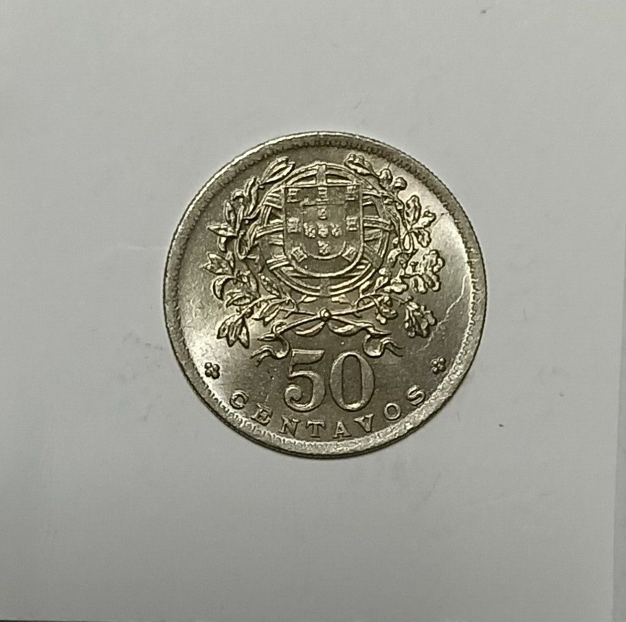 República portuguesa 50 centavos 1947
