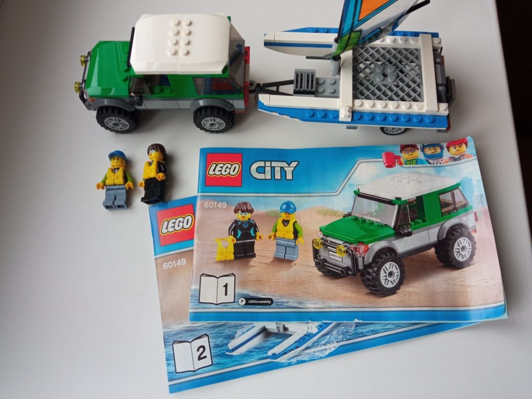 Lego city 60149 позашляховик з причепом і катамараном