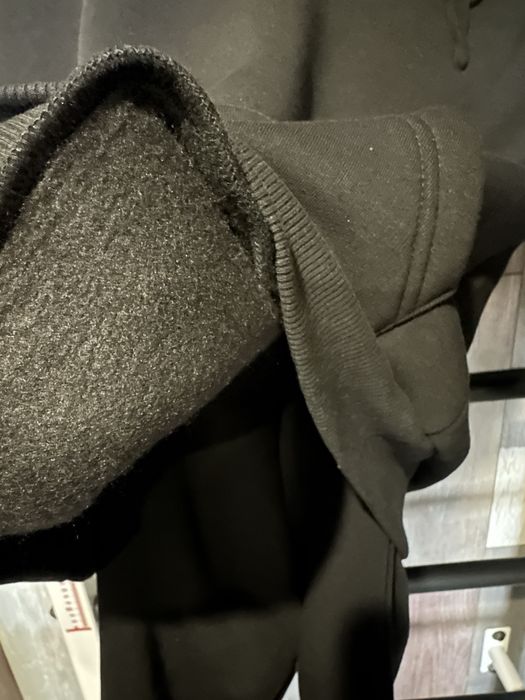 Дитячий теплий спортивний костюм Детский черный теплый костюм на флисе