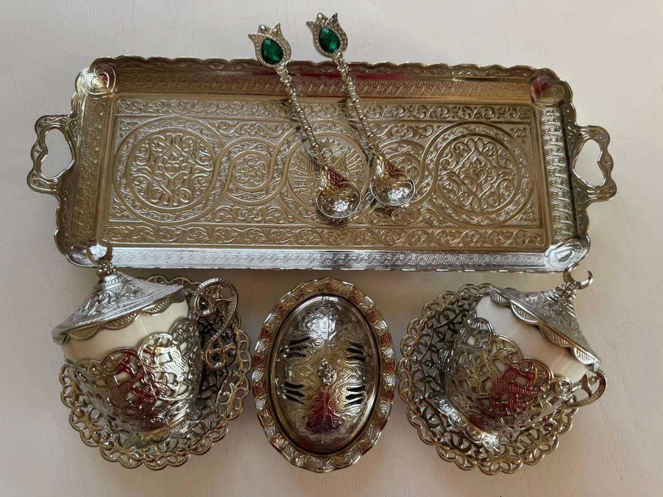 Кофейный сервиз в восточном стиле в подарочной упаковке