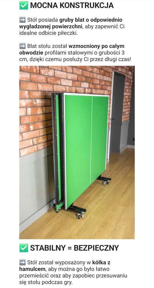 Stół do ping pong