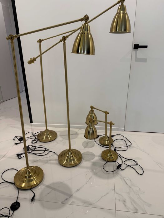Lampy dekoracyjne IKEA - zestaw 5 szt. lamp - podłogowe i biurkowe