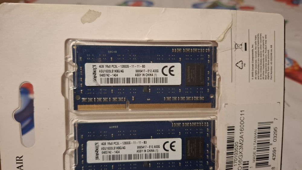 Pamięć RAM Kingston 2x4GB DDR3L