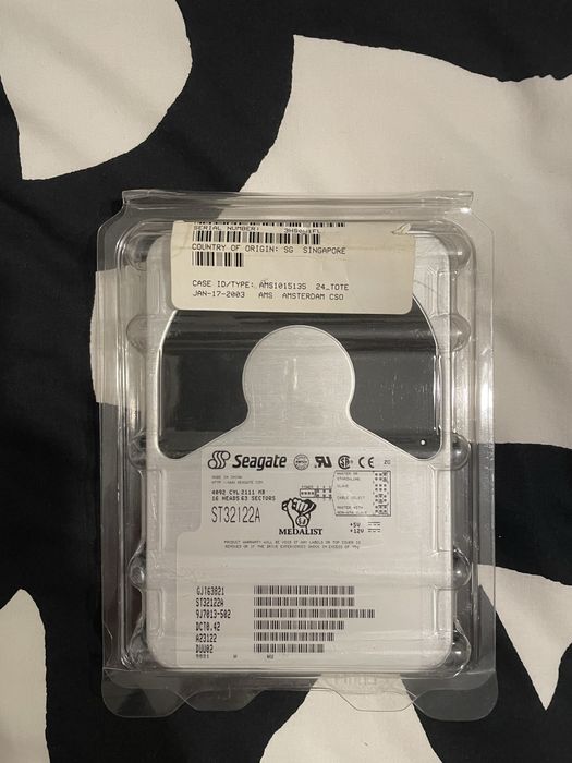 Seagate Medalist ST32122A 2.1GB Ide/Pata 3.5” HDD (Selado)