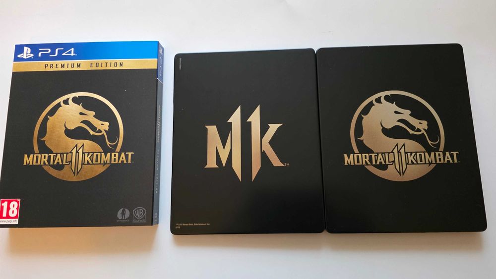 PS4 Mortal kombat 11 premium steelbook