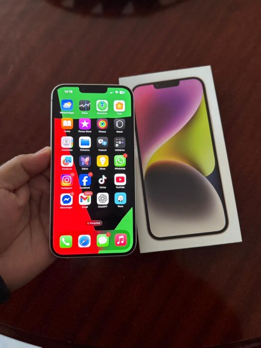 iPhone 14 Plus 128GB Branco na Caixa