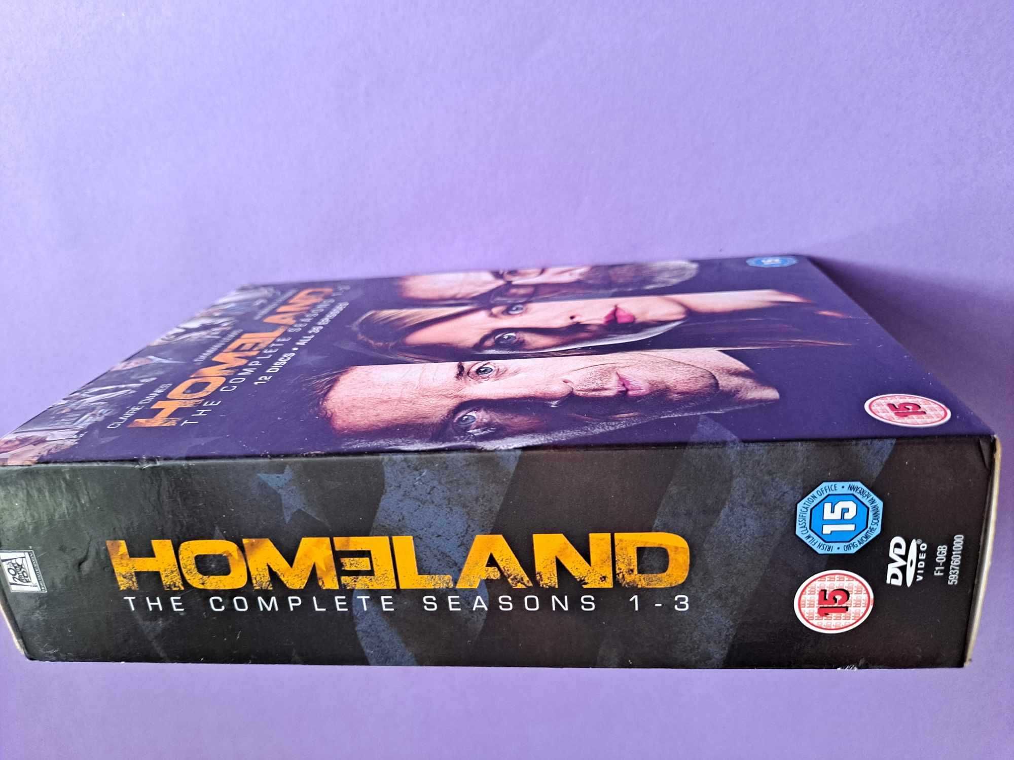 HOMELAND - 3 sezony DVD 12 płyt BOX - bez PL