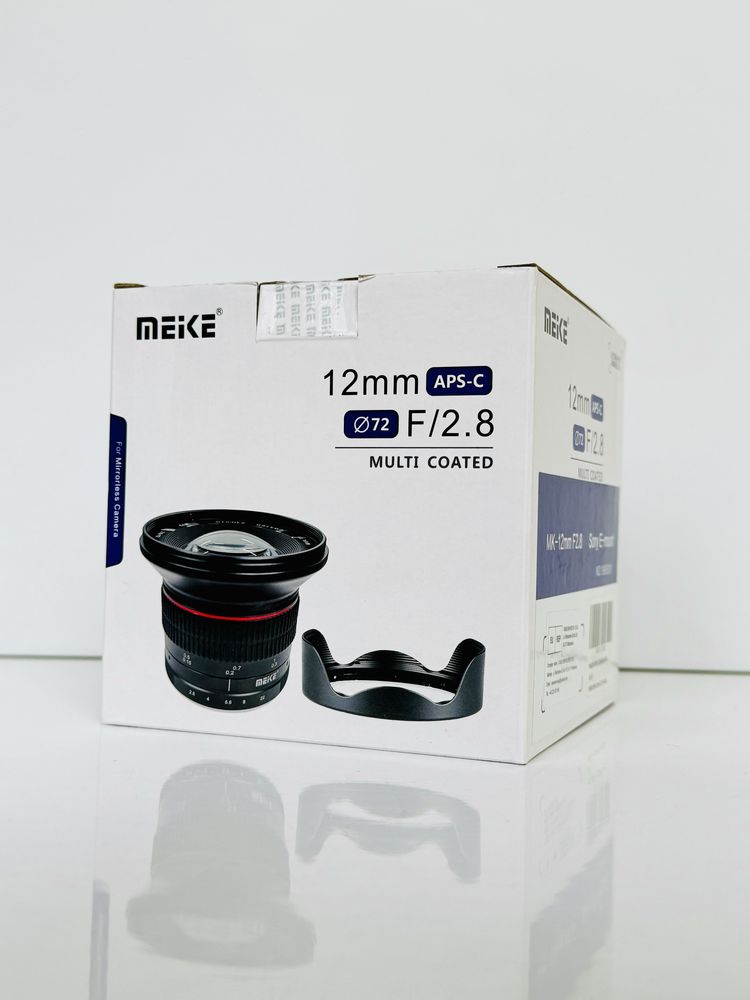Фото Об’єктив Meike Optics Multi Coated 12 мм f/2.8 72 мм Sony E-mount