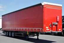 Schmitz Cargobull FIRANKA / STANDARD / 2 OSIE PODNOSZONE  / SPROWADZONA
