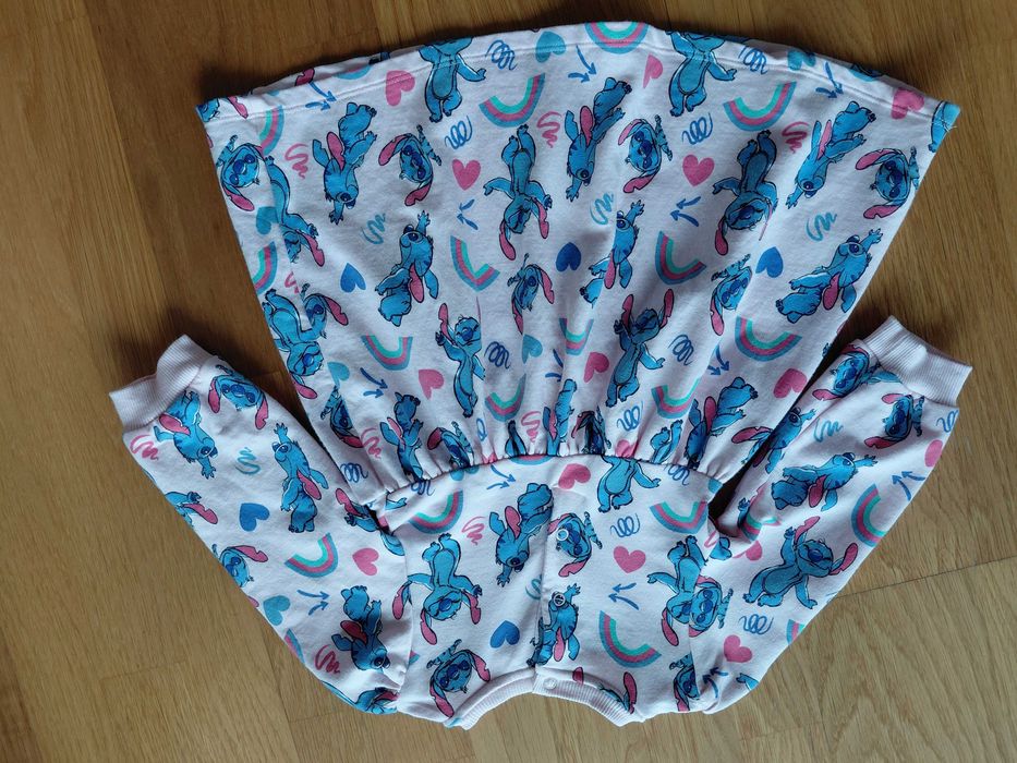 Vestido de menina do Stitch da Disney (12 - 18 meses)
