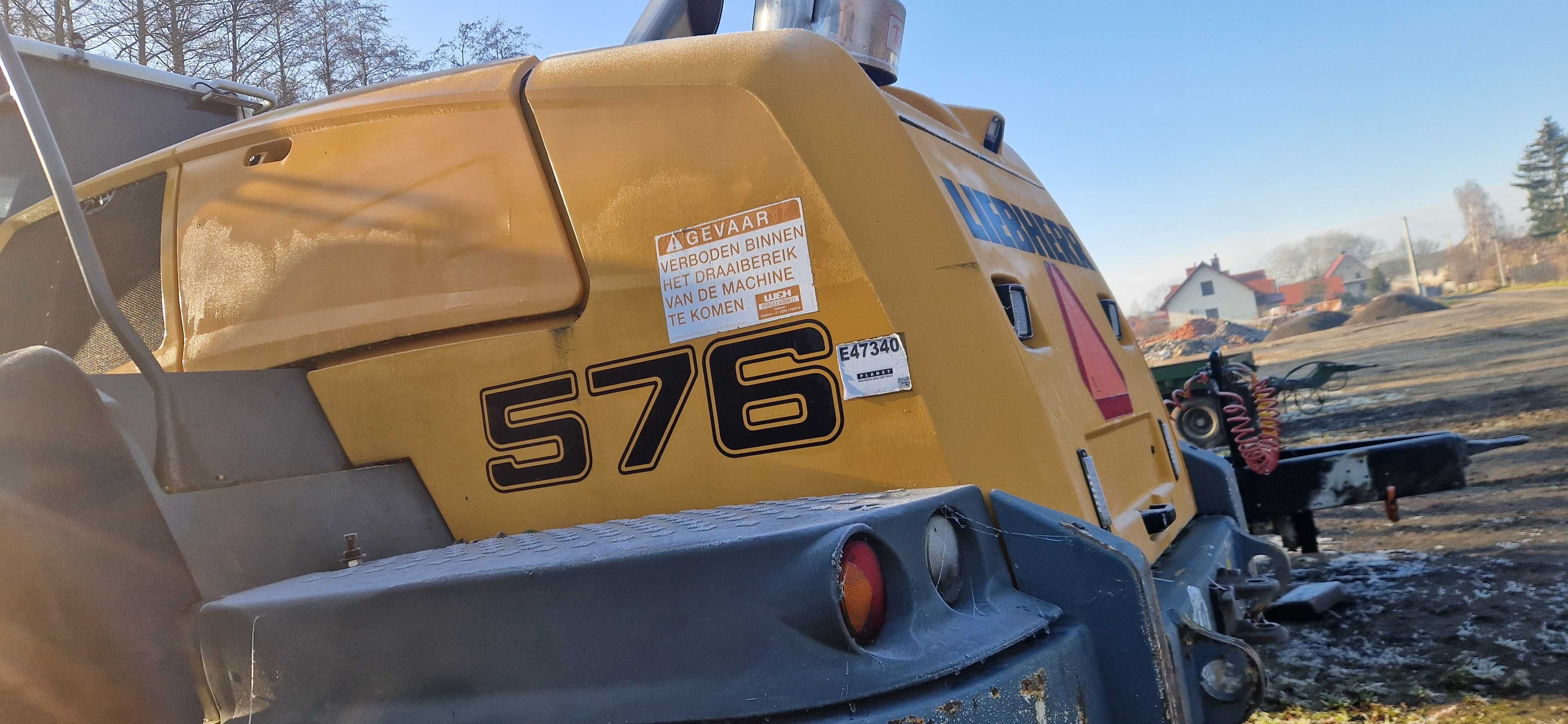 ładowarka liebherr l 576 z 2013r klapa tyla osłona