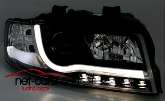 Reflektory Lampy przód AUDI A4 B6 8E TUBE LIGHTS NEON B