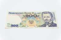 Banknot 200 złotych PRL Jarosław Dąbrowski Wielcy Polacy 1988 seria EK