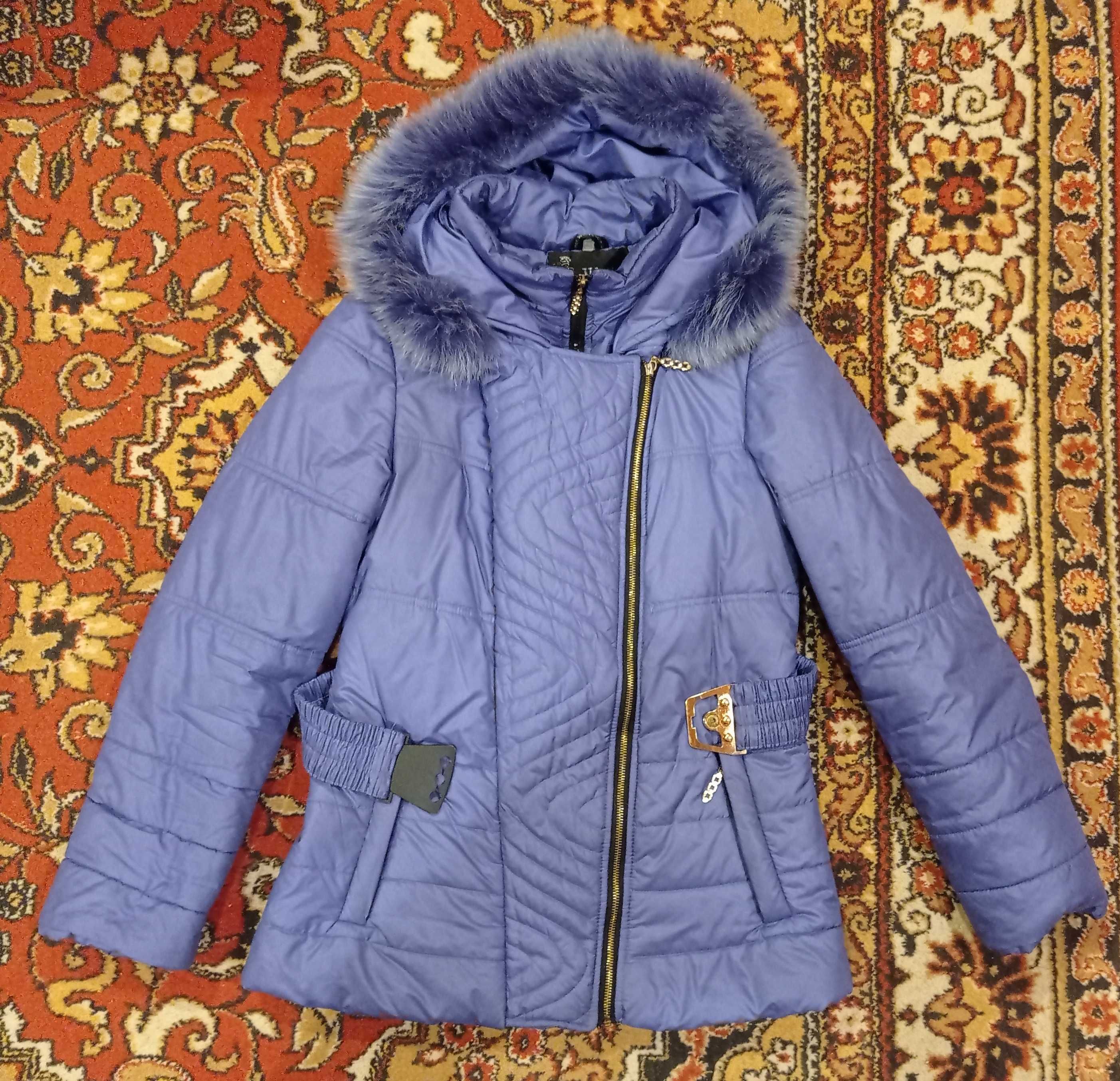 жіноча зимова куртка фіолетового кольору Welly 46-48 р.