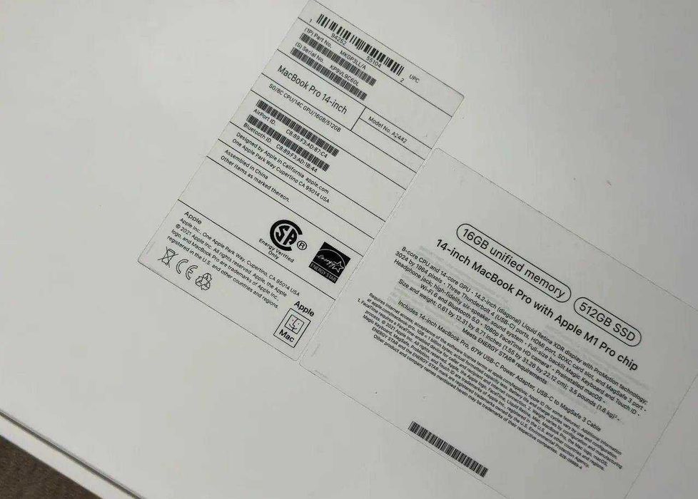 Macbook Pro 14 M1 16 512