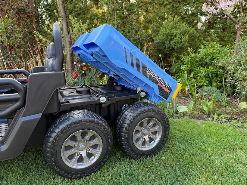Traktor GATOR na akumulator dla dzieci z podnoszonym elektrycz. kiprem