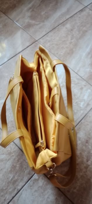 Torebka damska żółta