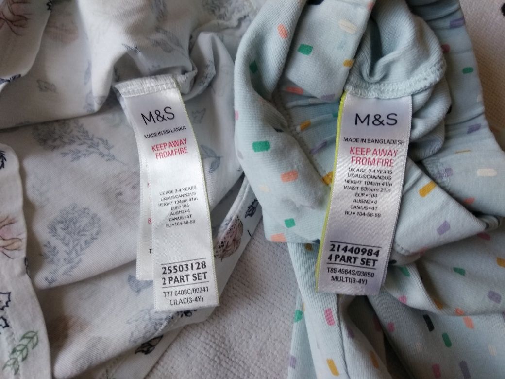 Piżama dwuczęściowa Kraina Lodu Anna Elza 98 Marks&Spencer