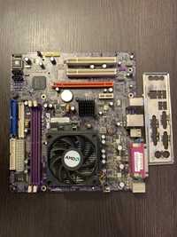 Płtya główna ECS c51gm-m v1 + CPU AMD athlon 64x2