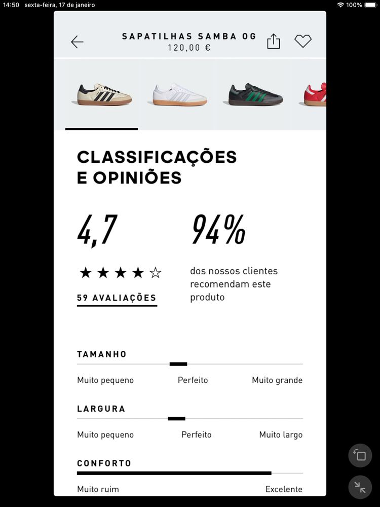 Adidas samba em pee cor areia